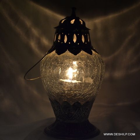 Creak Glass T Light Lantern