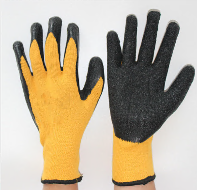 Submerged Latex Work Gloves - Polycotton, Sizes 7-11, 10G Latex Coating | Durable, Water Resistant, Enhanced Grip