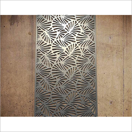 PVD Colour coated laser cut panels in stainless Steel