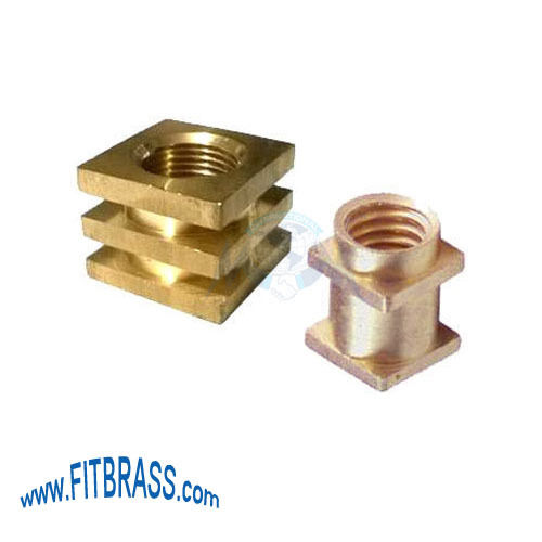 Brass Square Insert