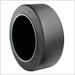 Smooth Solid Resilient Tyres Diameter: 12-45 Inch (In)