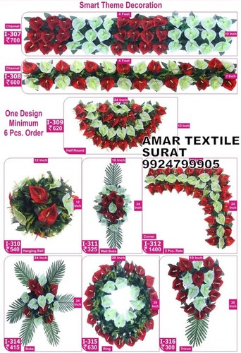 Artificial flower garlands for indian weddings