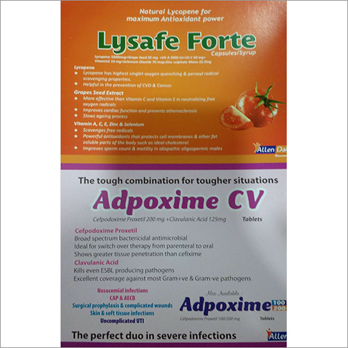Adpoxime Cv Tablets Application: Bacteria