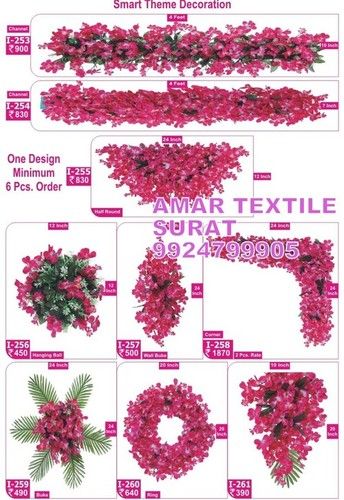 Artificial flower garlands for indian weddings