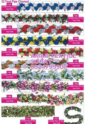 Artificial flower garlands for indian weddings decorations