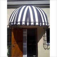 Diy Canvas Awnings - Polyester, 22-54 Inch Adjustable Height | Waterproof Sunshade, Elegant Dome Design, Corrosion-resistant Metal Frame