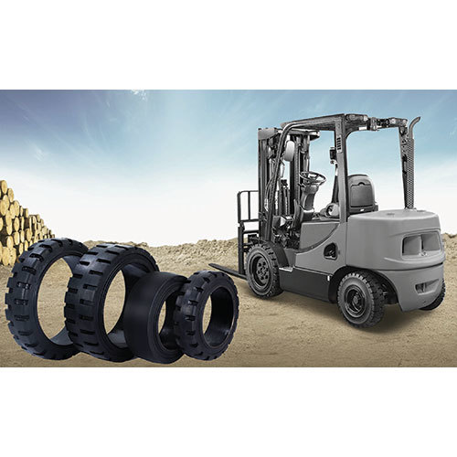 Royal Solid Forklift Tyres Press-On Tyres Diameter: 20-26 Inch (In)
