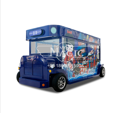 Maclo Food Truck - Auto Iron Shell 4690x1760x2215mm, 800kg Load Capacity, Mobile Kitchen, Durable Design, Easy Towing