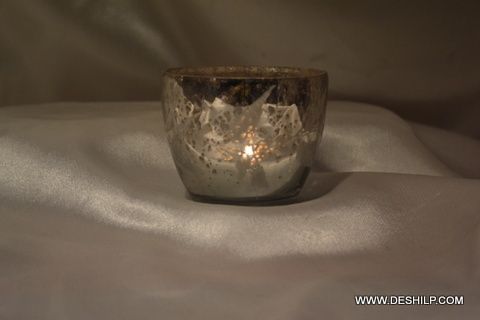 Night Purpose Glass Candle Holder