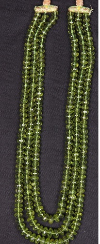 Peridot Faceted Necklace By K. C. INTERNATIONAL