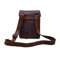 Leather Messenger Crossbody Bag