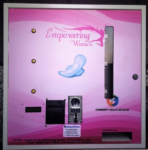 Ss Coin And Note Operated Sanitary Napkin Vending Machine
