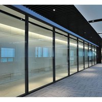 SPS 2545亭亭玉立的釉玻璃铝办公室分开