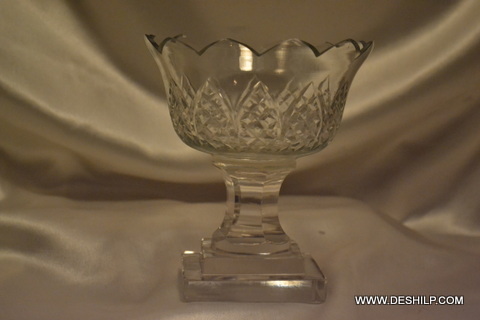 Cutting Glass T Light Candle Holder For Ceremony - Style: Antique Imitation