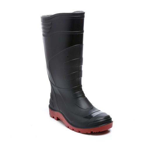 Full Black Mangla Eco Gumboot for Construction