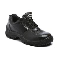 Black Carbon Leather Safety Shoe