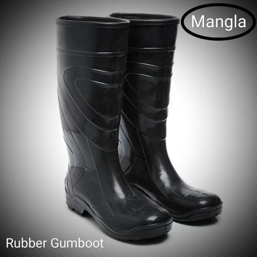 Black Mangla Rubber Gumboots
