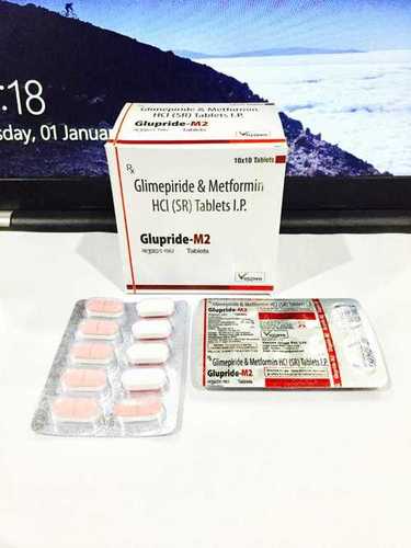 Glimepride 2 Mg + Metformin 500 Mg (Sr) General Medicines