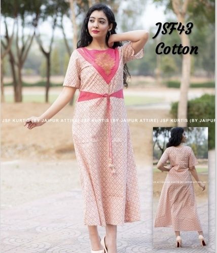 A-line cotton kurti