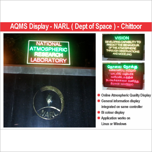 LED Aaqms Display Board
