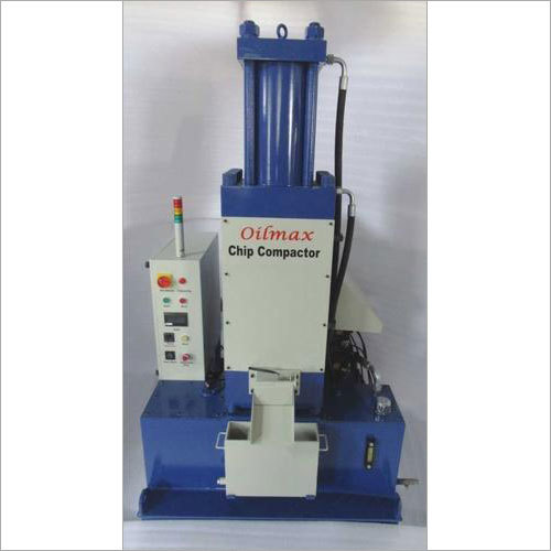 Milling / Hobbing Chips & Grinding Chip Compactor - Vertical Chip Compactor - Ecomax Models By OILMAX SYSTEMS PVT. LTD.