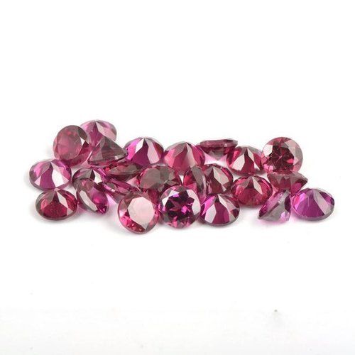 4mm Natural Purple Rhodolite Garnet Faceted Round Gemstone