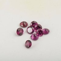 5mm Natural Rhodolite Garnet Faceted Round Loose Gemstone