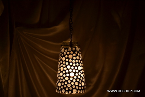 Black And Silver Mosaic Handmade Glass Wall Hanging - Shape: Round