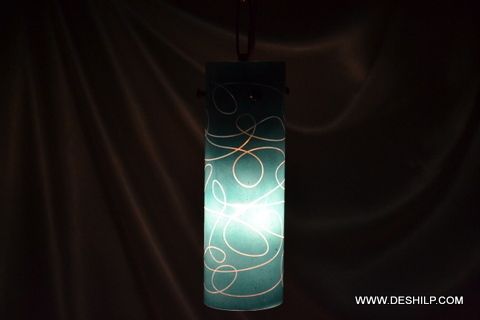 Multi Mosaic Glass Wall Hanging Lamp