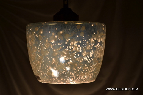 Golden Silver Glass Big Wall Hanging