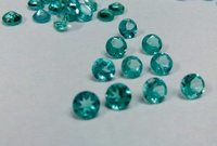 6mm Natural Blue Apatite Faceted Round Gemstone