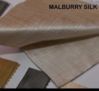 Mulberry Silk Fabric - Light Weight, Quick Dry, Washable | Cream Plain Texture For Garments Use