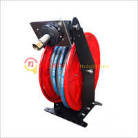 Petrol Hose Reel - Alloyed Metal, Customizable Hose Length, Wall Mount | Versatile For Diesel, Oil, Petrol, Grease, Air, And Water