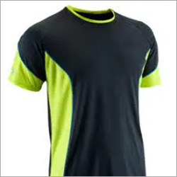 Multicolored Mens Round Neck T-Shirt
