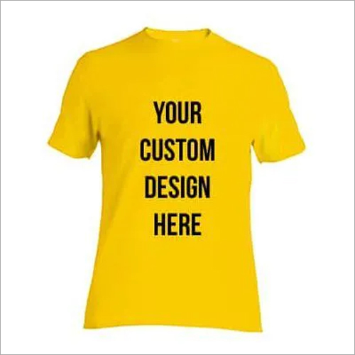 Multicolored Mens Customized Printed T-Shirt