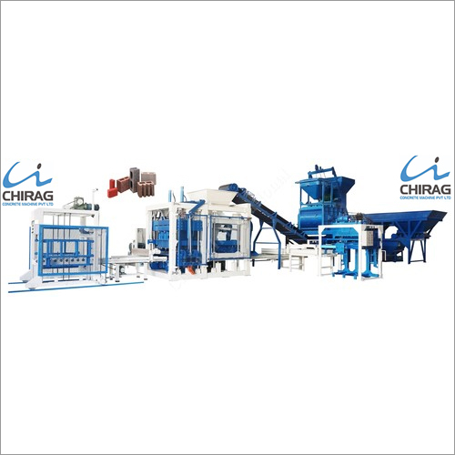 Blue Multifunction Chirag Next-Gen Brick Making Machine