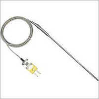 Thermocouple Probes - Stainless Steel, 6 Inches X 0.25 Inches | -200 To 1200°c Temperature Range, +/- 0.5°c Accuracy, Less Than 1 Second Response Time, Miniature Connector
