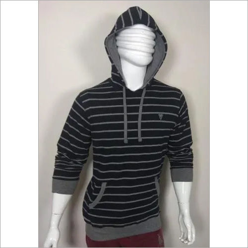 Black & Grey Mens Hoodies