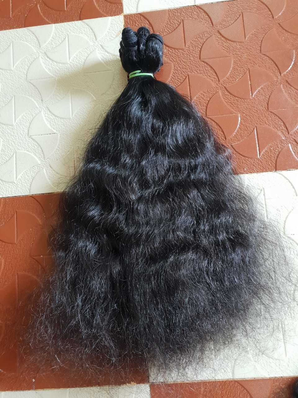 Raw Curly Weft Hair