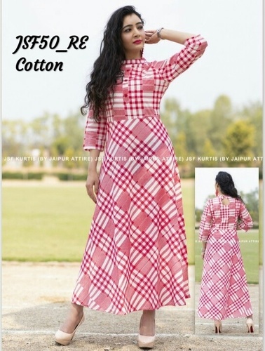 A-Line Cotton Kurti
