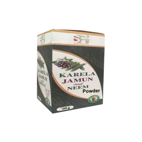 Karela Jamun with neem powder