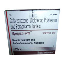Chlorzoxazone Tablets Age Group: Adult