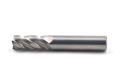 Solid Carbide 4F Flat End Mill - Carbide, Tech Coating, 4 Flutes, Asymmetric Helix | Heavy Duty, Anti-Vibration, High Efficiency, Hardened Steel Up to 65 HRC