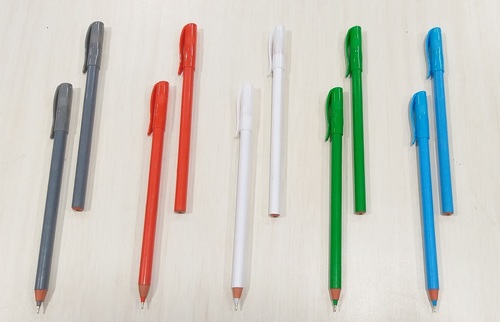 Pencilo DF Pen - Plastic Body, 7 Grams Weight, Blue Ink, German Fluid Ink | Lightweight, Smooth Running, Soft Gripping, Durable Design