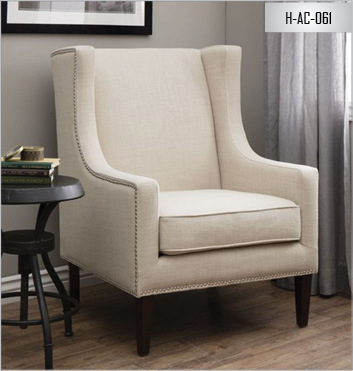 White High Arm Chair