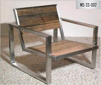 Mild Steel Sofa Set - Traditional Indian Style, Brown & Silver | Durable Design for Lasting Comfort