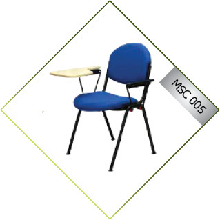 Black & Blue Writing Pad Chairs