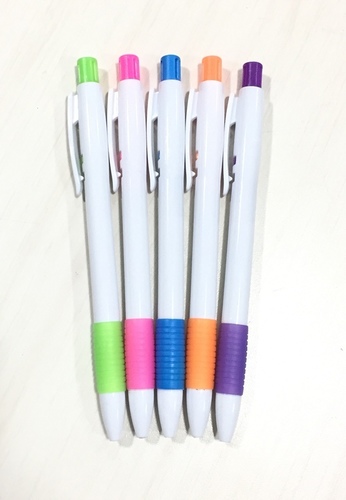 Spring Solid Grip Retractable Ball Pen