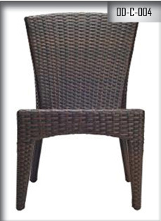 Outdoor Chair - Black Finish, Modern Indian Style | Durable Design Perfect for Outdoor Use
