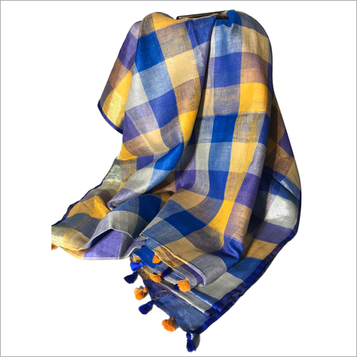 Ladies Check Dupatta Bust Size: 28